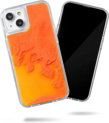 Flowing Neon Sand Liquid Luminous Phone Case