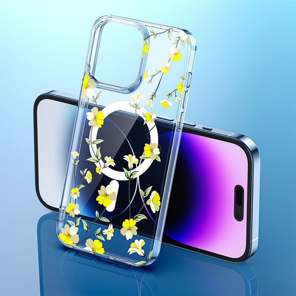 Flower Day | Clear MagSafe Phone Case