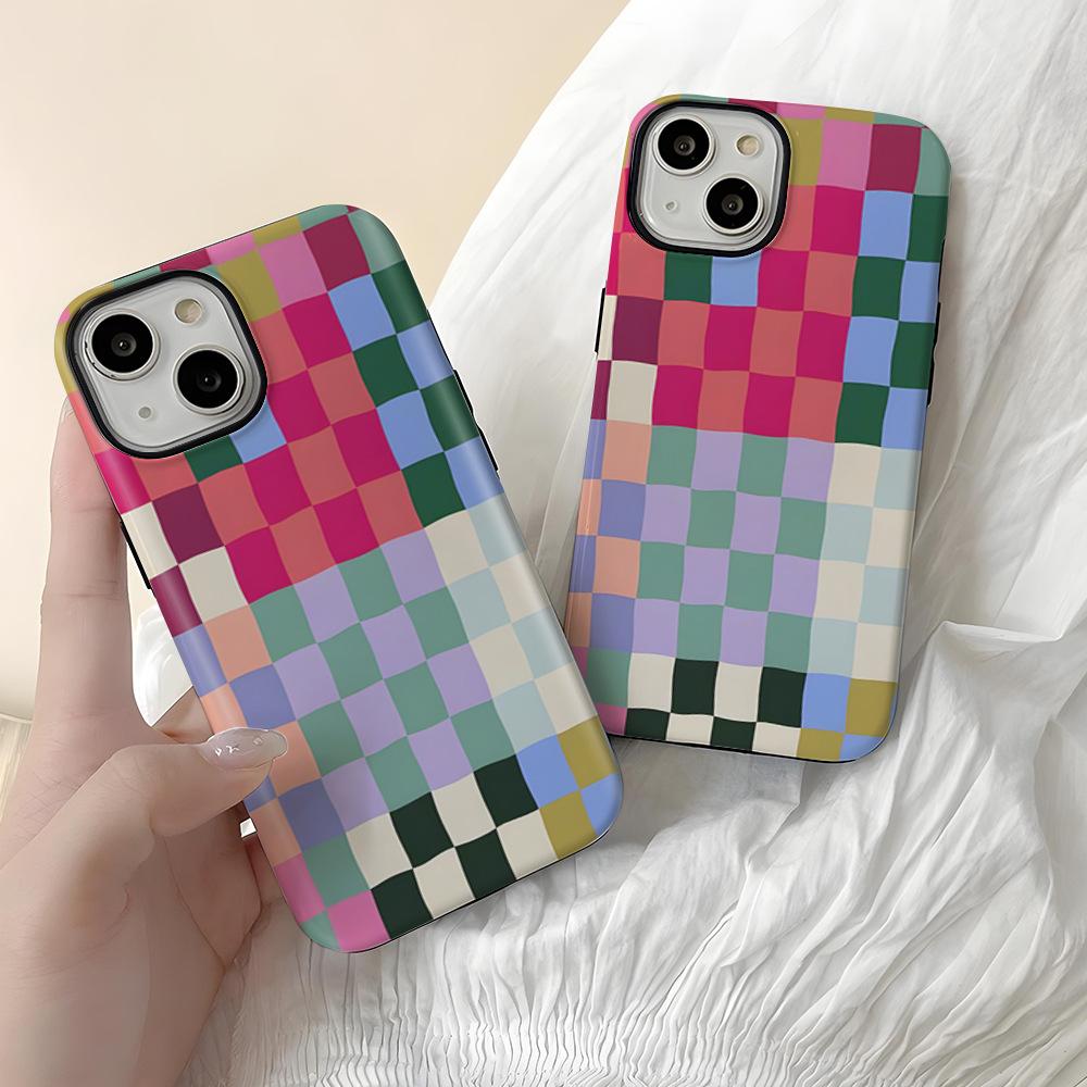 Colorful Plaid Phone Case