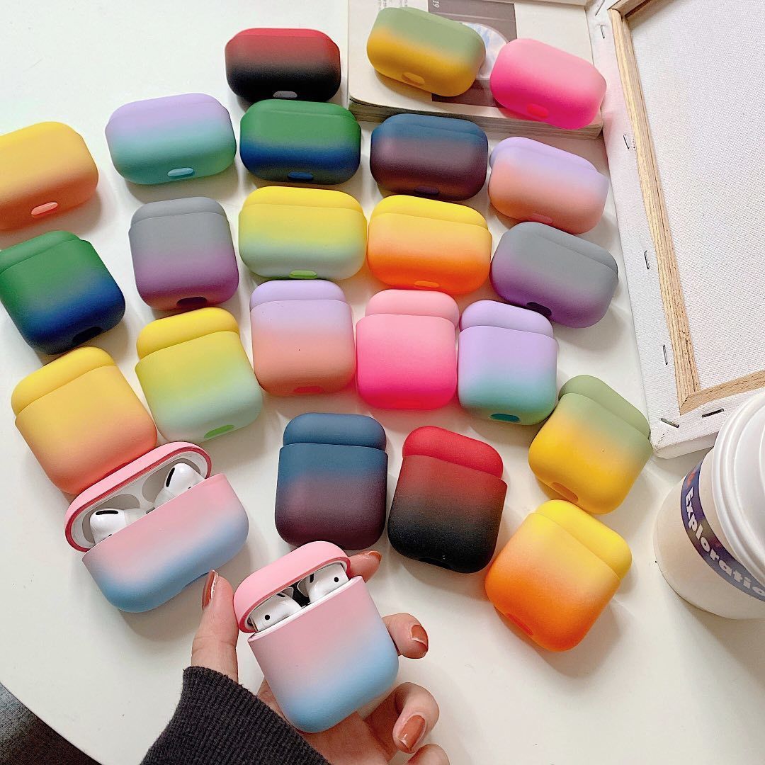 Gradient Rainbow Color AirPods Case