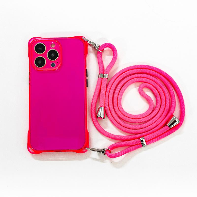 Jelly Phone Case Crossbody Strap Set