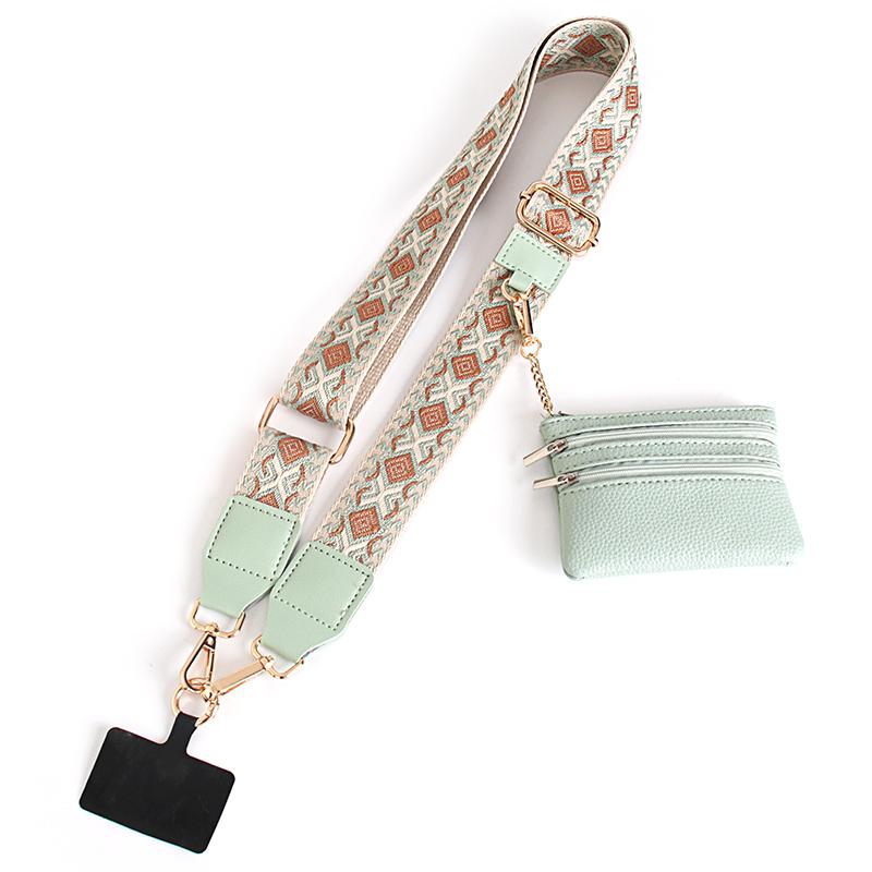 Chic Boho | Adjustable Phone Crossbody Strap With Wallet