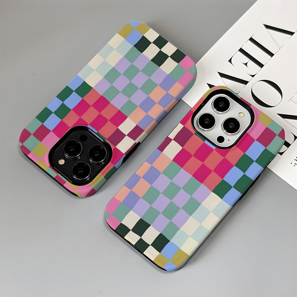 Colorful Plaid Phone Case