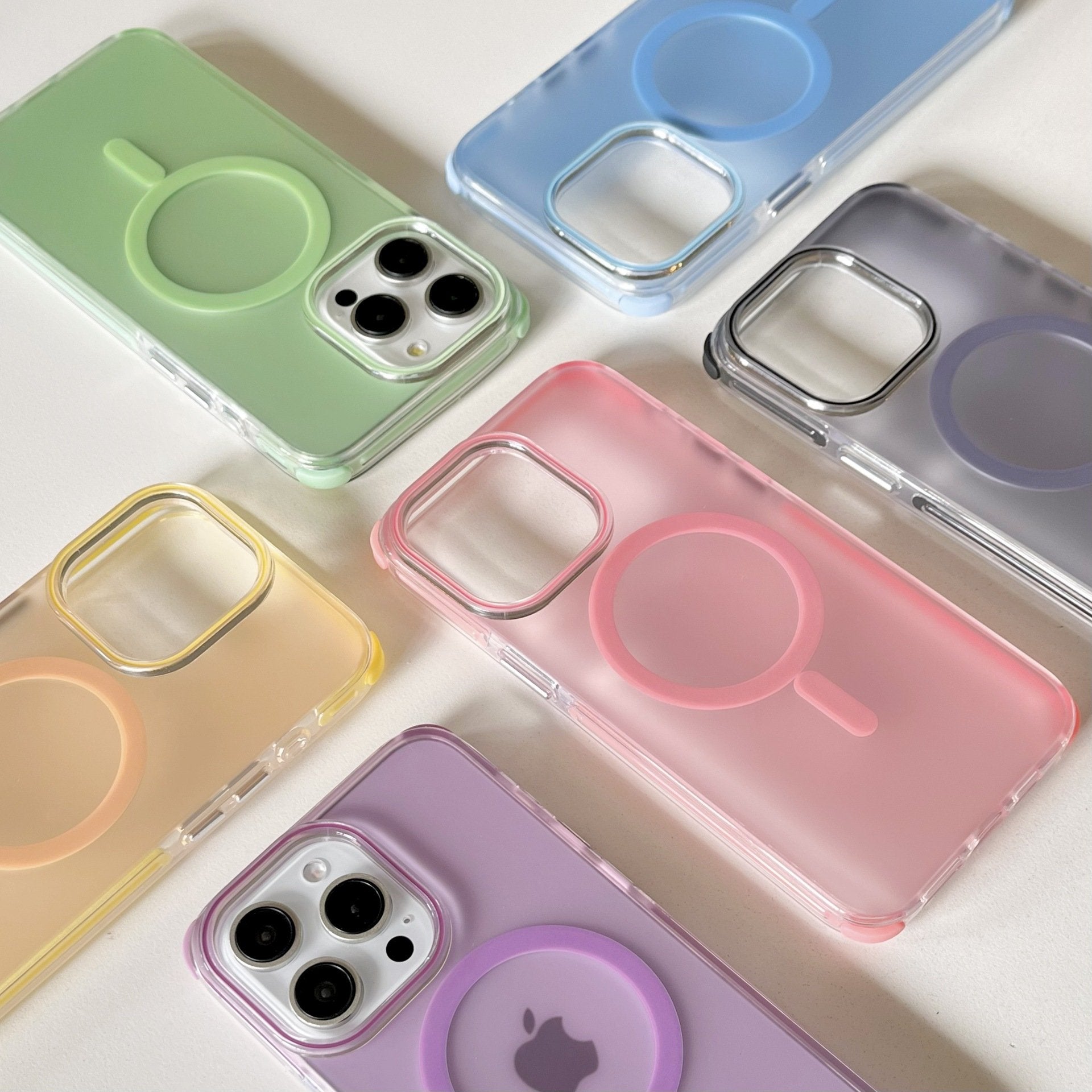 Mystery Vail | Frosted MagSafe Phone Case Grip Set