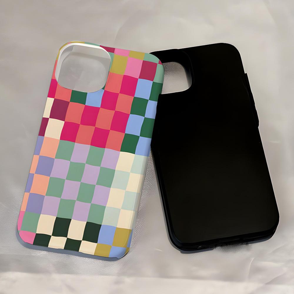 Colorful Plaid Phone Case