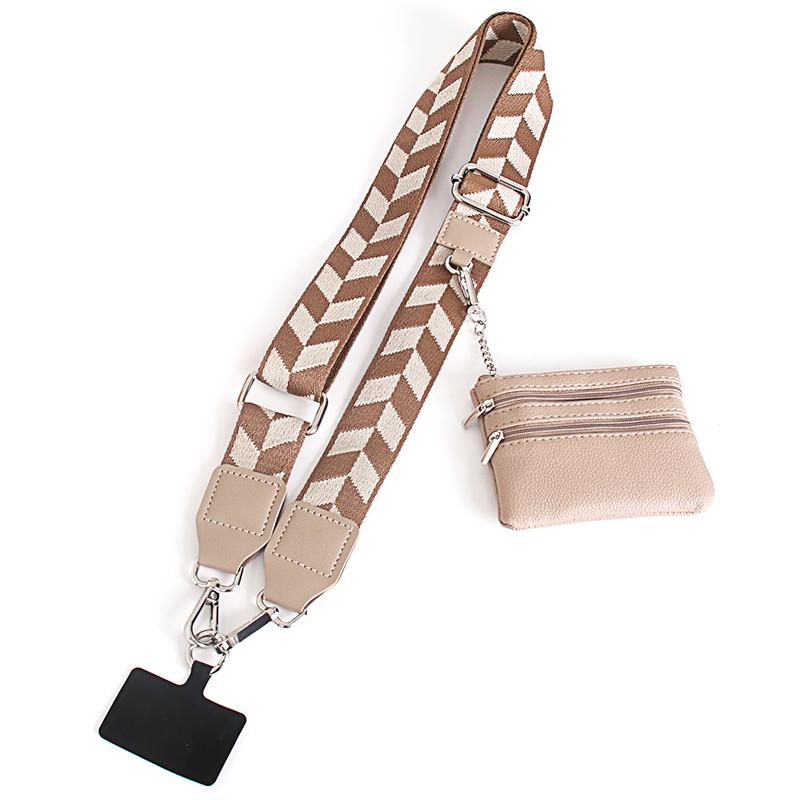 Chic Boho | Adjustable Phone Crossbody Strap With Wallet