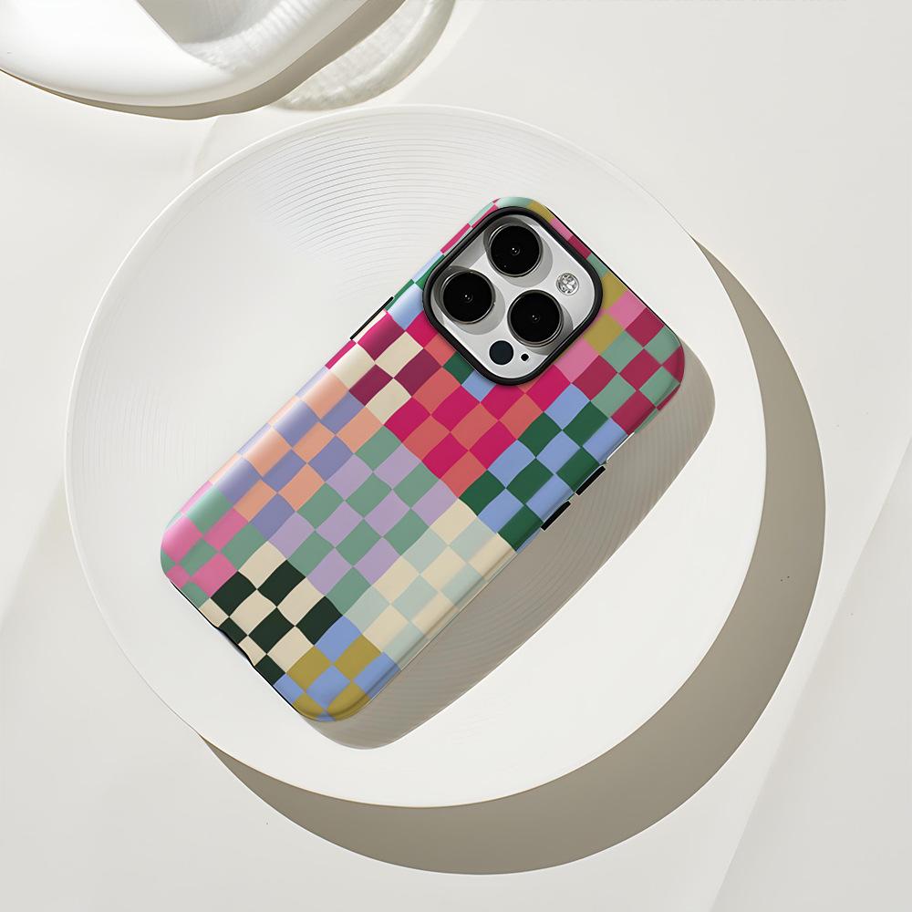 Colorful Plaid Phone Case