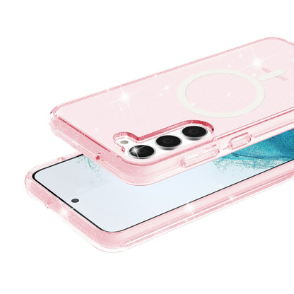 Glitter Clear MagSafe Phone Case For Samsung