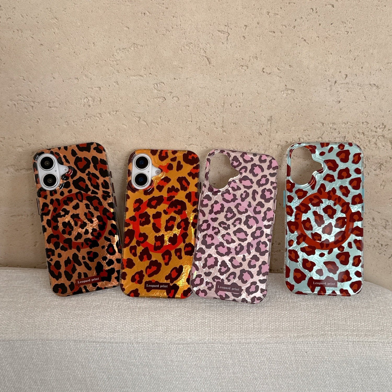 Leopard Print | Iridescent MagSafe Phone Case