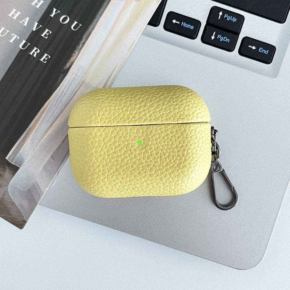 Lychee Leather Airpods Case