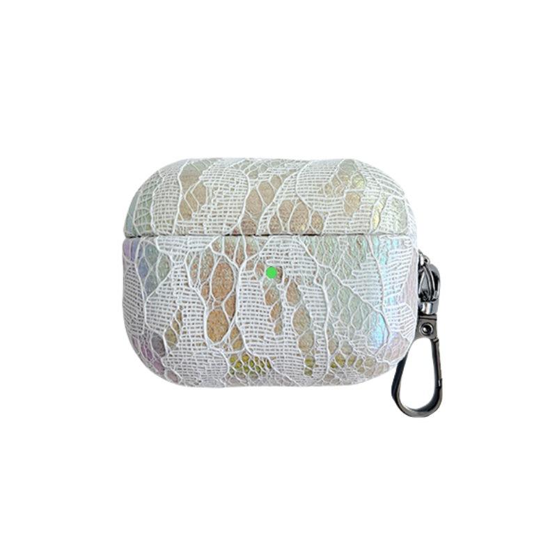 Iridescent Lace Airpods Case