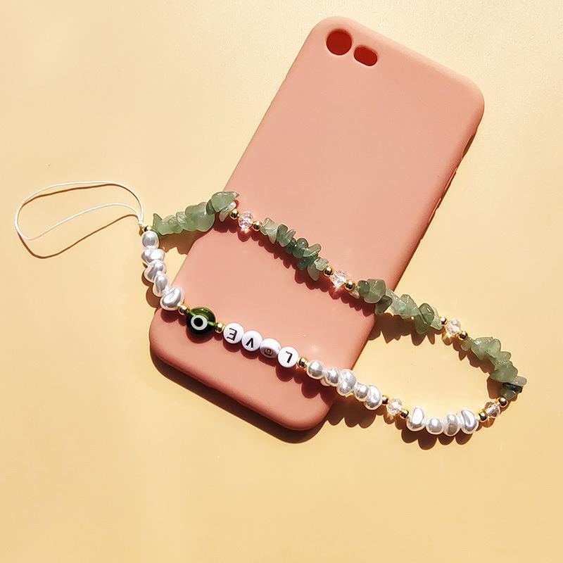 Mystery Crystal | Pearl Beaded Phone Charms