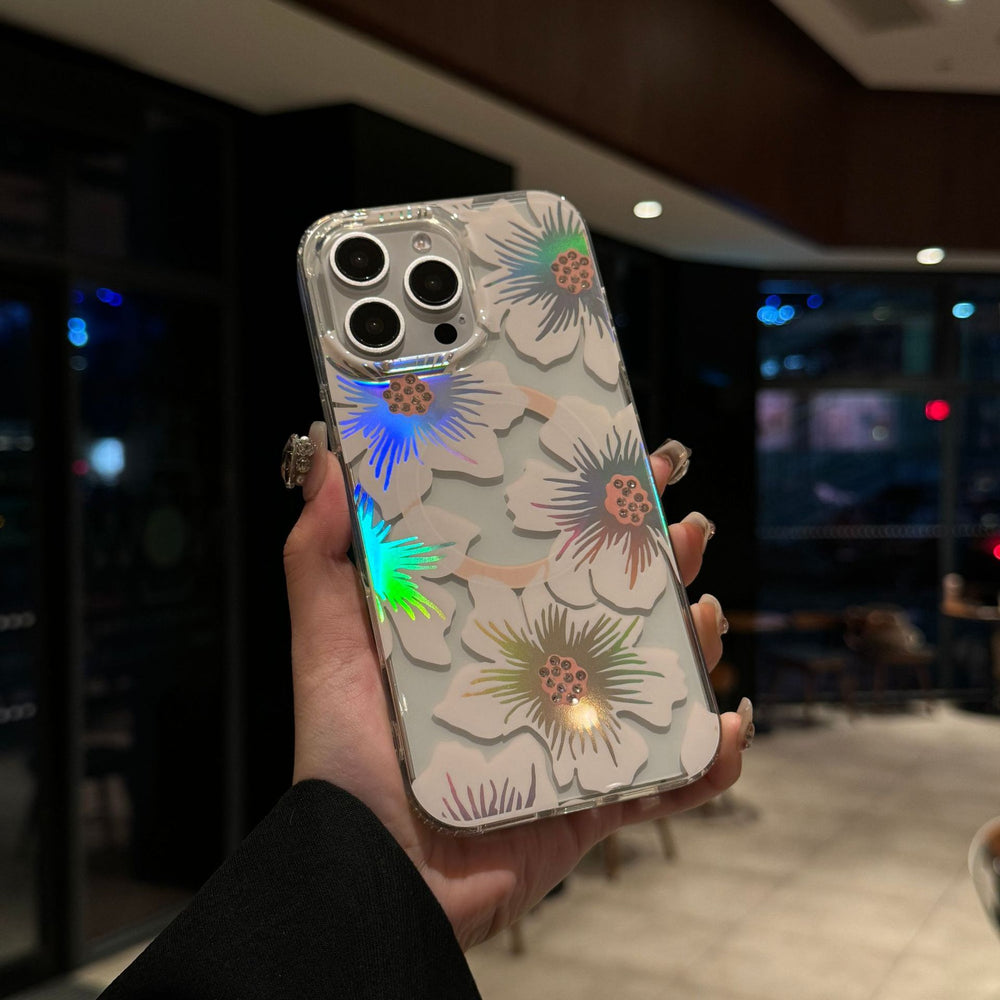 Floral Sea | Clear MagSafe Phone Case