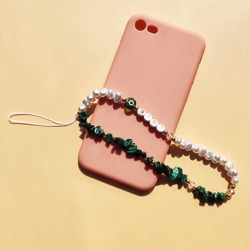 Mystery Crystal | Pearl Beaded Phone Charms