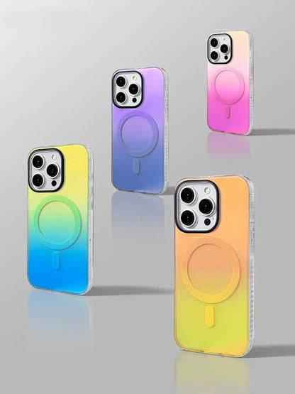 Laser Gradient | MagSafe Phone Case With Charms - PadaSnap