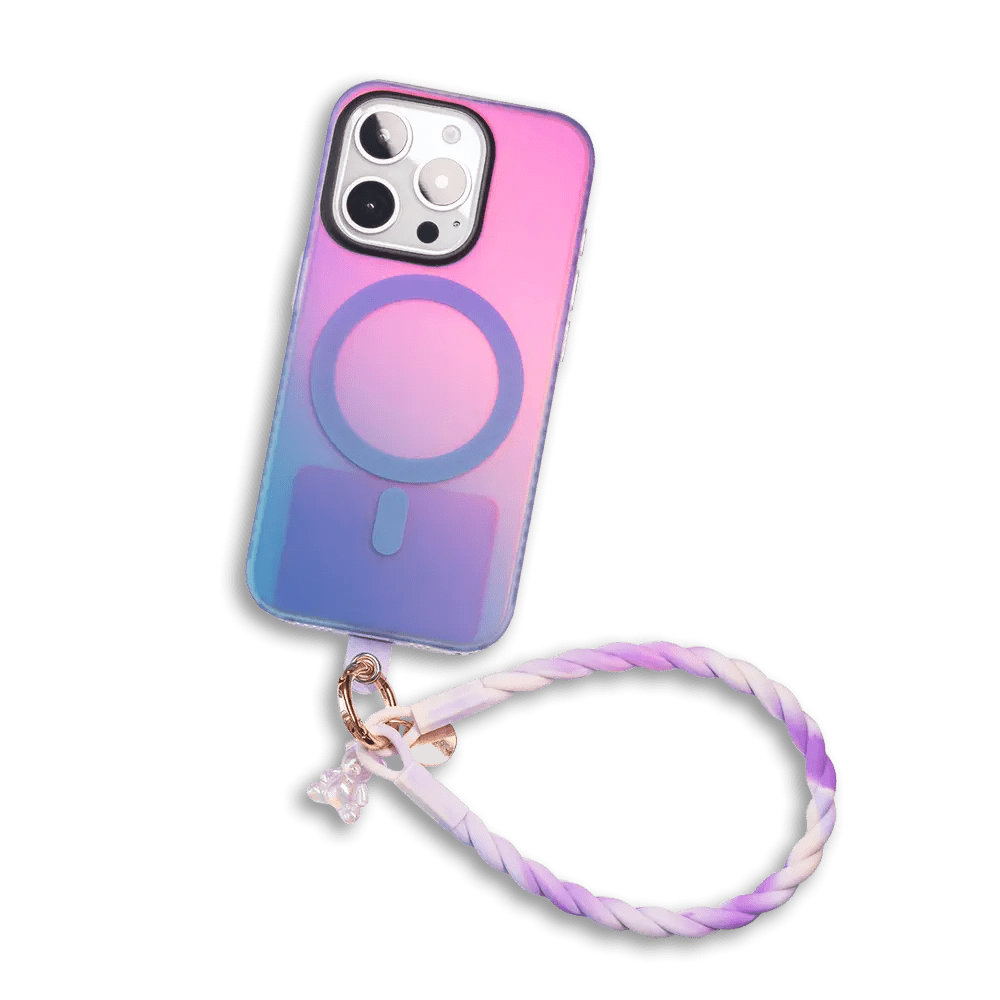 Laser Gradient | MagSafe Phone Case With Charms - PadaSnap