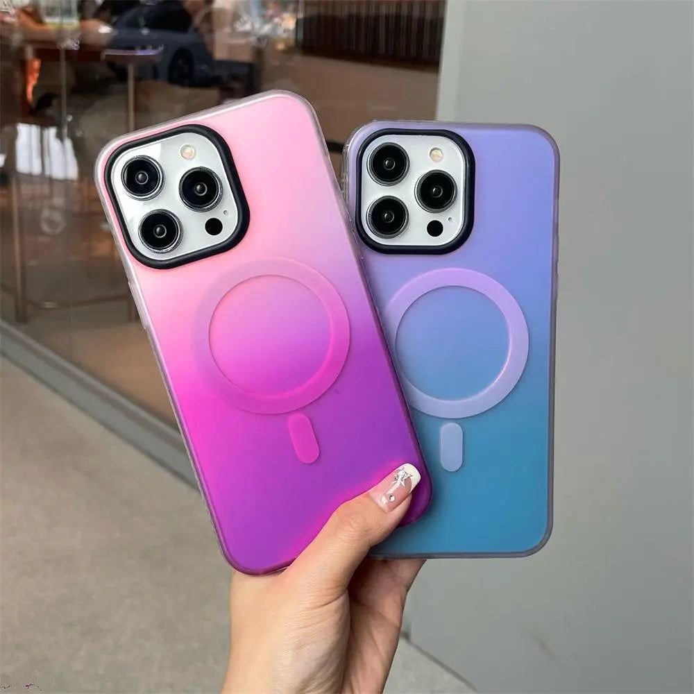 Laser Gradient | MagSafe Phone Case With Charms - PadaSnap