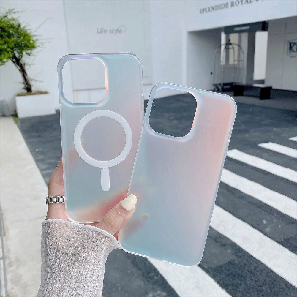 Laser Gradient | MagSafe Phone Case With Suction Mount - PadaSnap