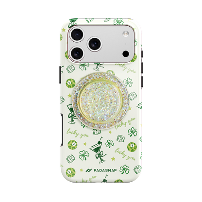 Lucky you Green MagSafe Phone Case Grip Set