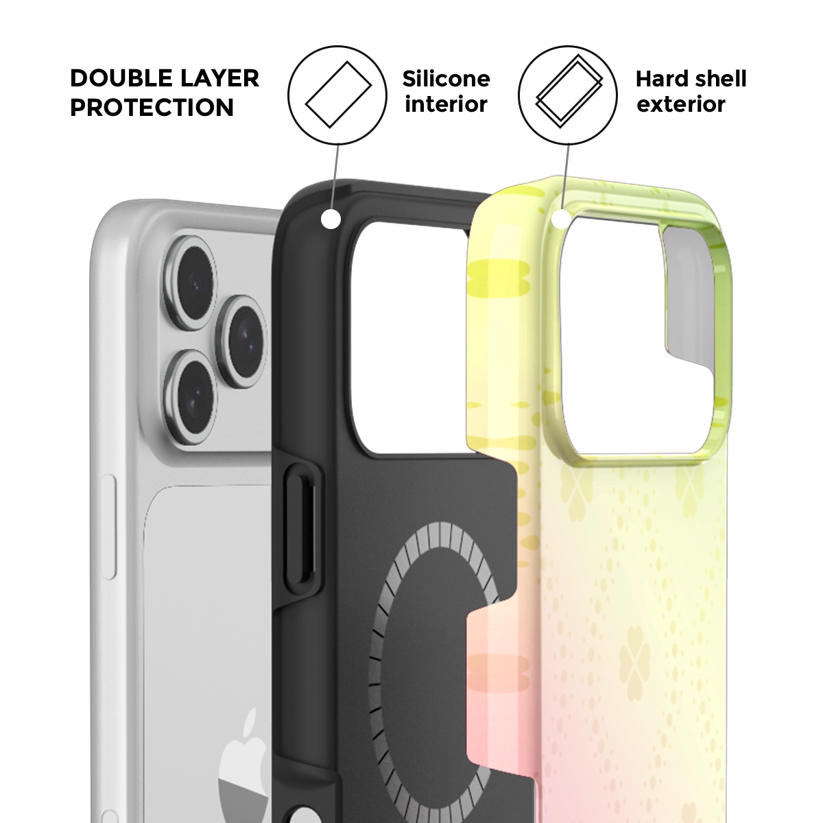 Luck in Hand MagSafe Phone Case Grip Set