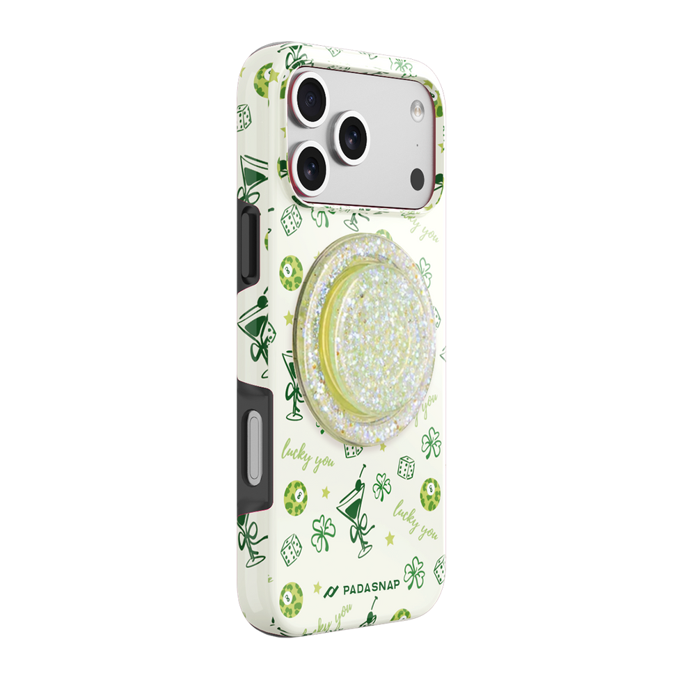 Lucky you Green MagSafe Phone Case Grip Set
