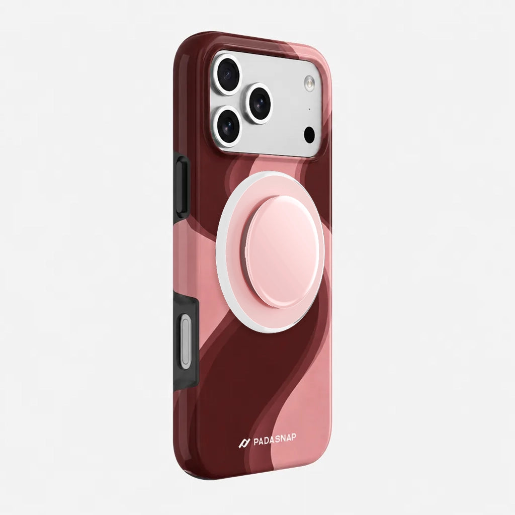 Cherry Blush MagSafe Phone Case Grip Set