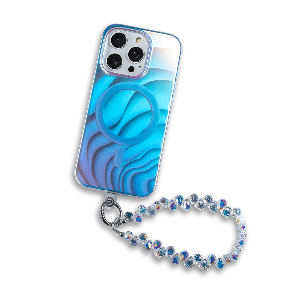 Ocean Elegance | MagSafe Phone Case With Charms - PadaSnap