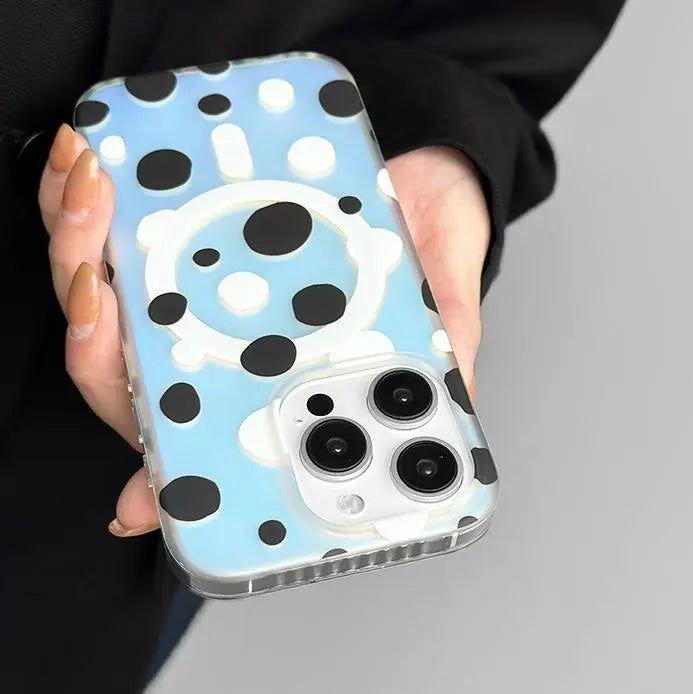 Opalescent Polka Dot | MagSafe Phone Case - PadaSnap