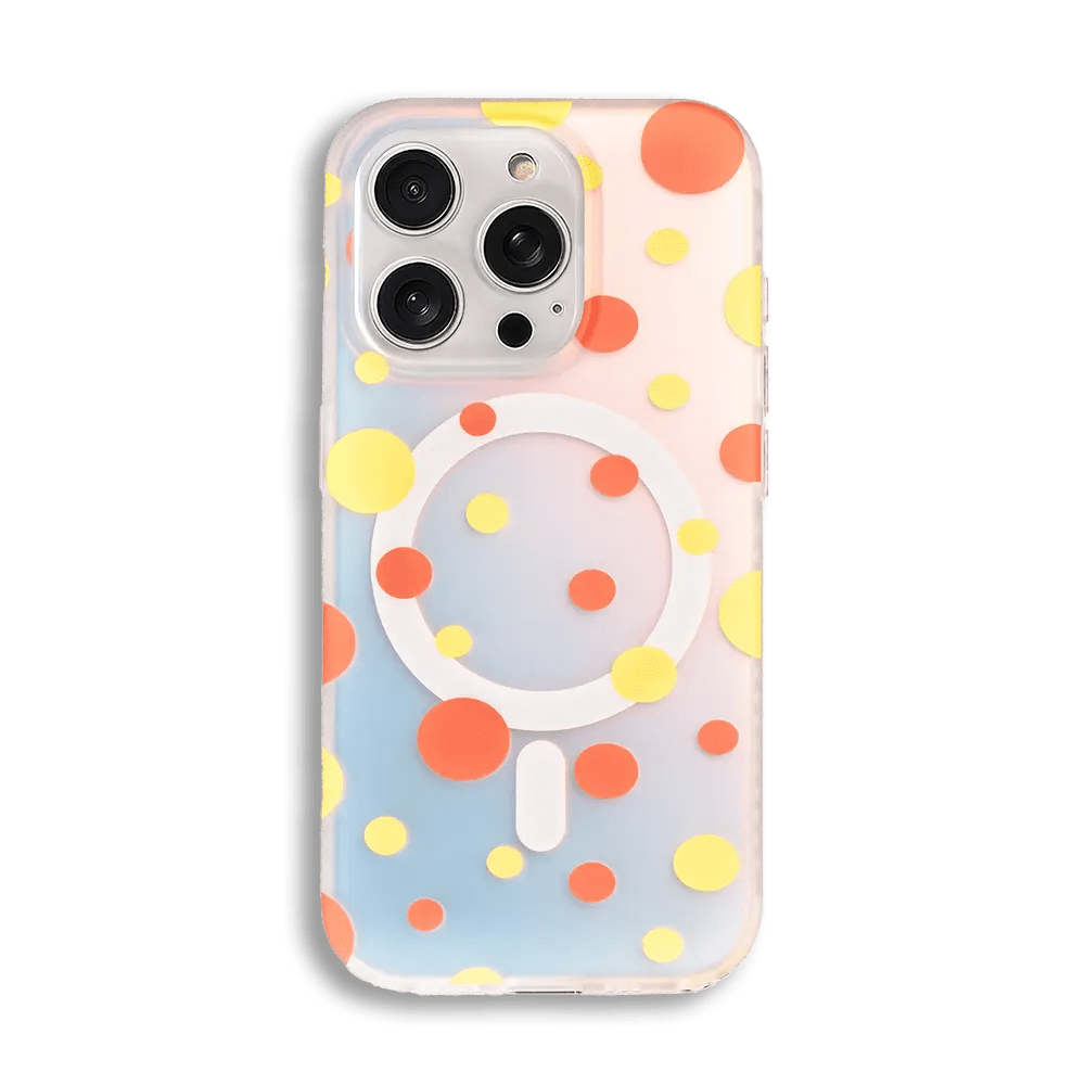 Opalescent Polka Dot | MagSafe Phone Case - PadaSnap