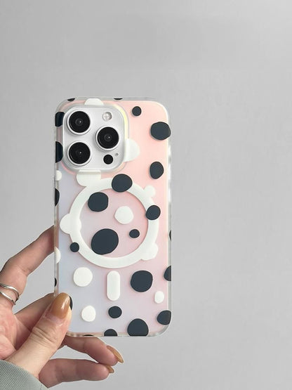 Opalescent Polka Dot | MagSafe Phone Case With Charms - PadaSnap