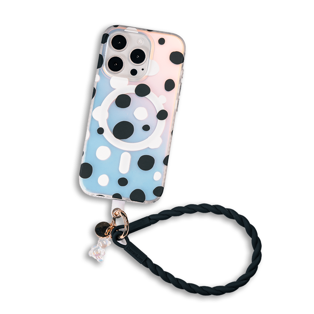 Opalescent Polka Dot | MagSafe Phone Case With Charms - PadaSnap