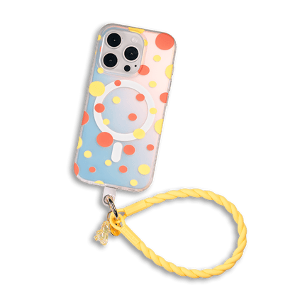 Opalescent Polka Dot | MagSafe Phone Case With Charms - PadaSnap