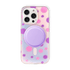 Opalescent Polka Dot | Purple MagSafe Phone Case With Grip - PadaSnap