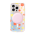 Opalescent Polka Dot | Yellow MagSafe Phone Case With Grip - PadaSnap