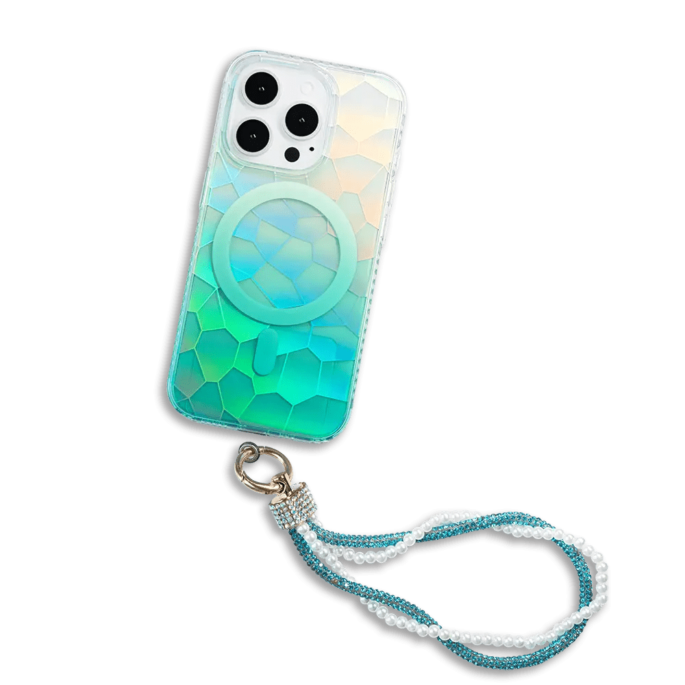 Opalescent Ripple | MagSafe Phone Case With Charms - PadaSnap