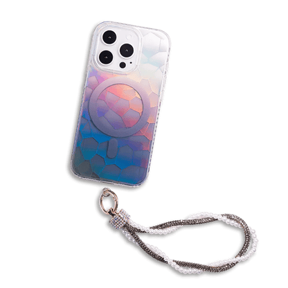 Opalescent Ripple | MagSafe Phone Case With Charms - PadaSnap