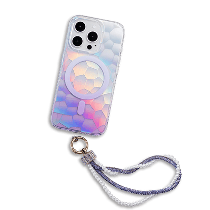 Opalescent Ripple | MagSafe Phone Case With Charms - PadaSnap