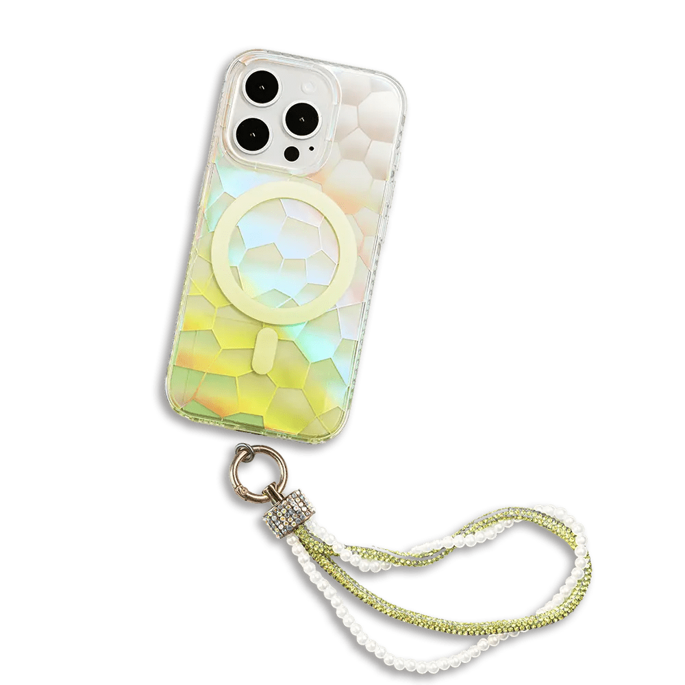 Opalescent Ripple | MagSafe Phone Case With Charms - PadaSnap