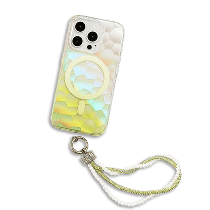 Opalescent Ripple | MagSafe Phone Case With Charms - PadaSnap