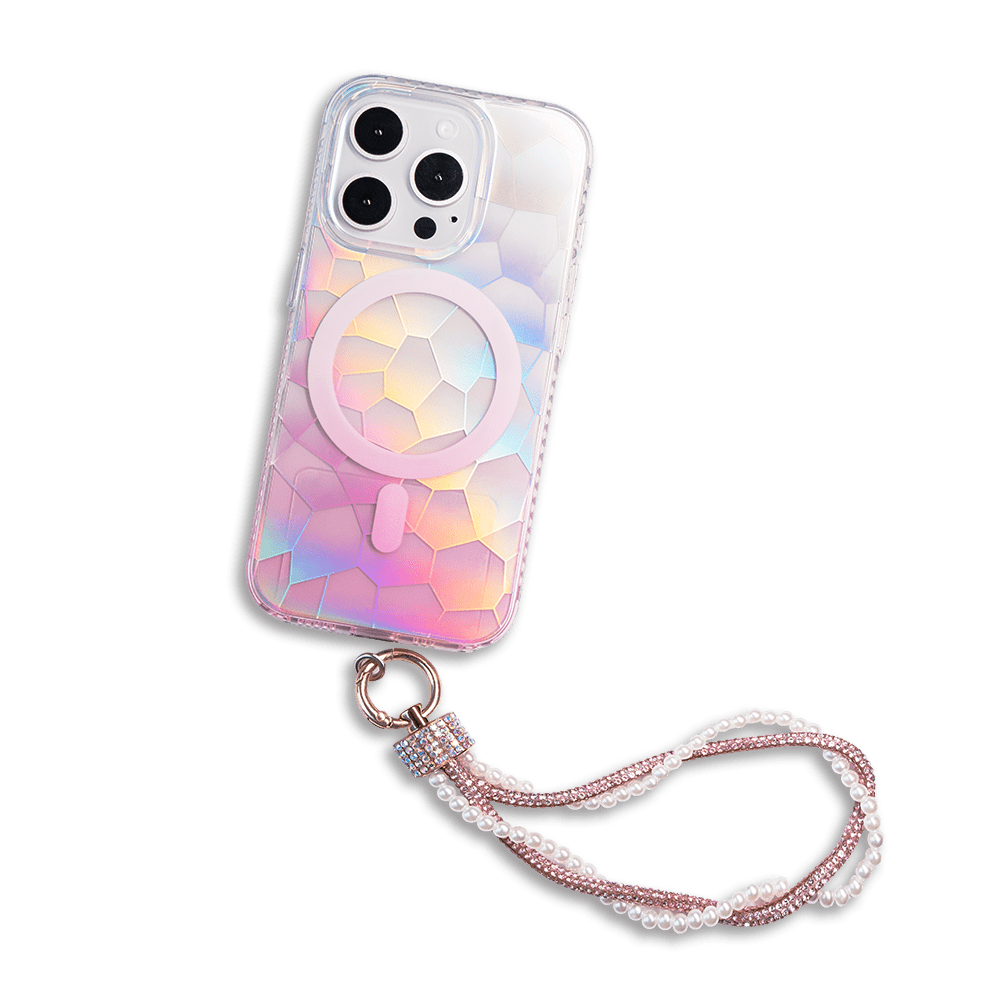 Opalescent Ripple | MagSafe Phone Case With Charms - PadaSnap