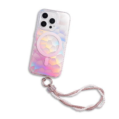 Opalescent Ripple | MagSafe Phone Case With Charms - PadaSnap