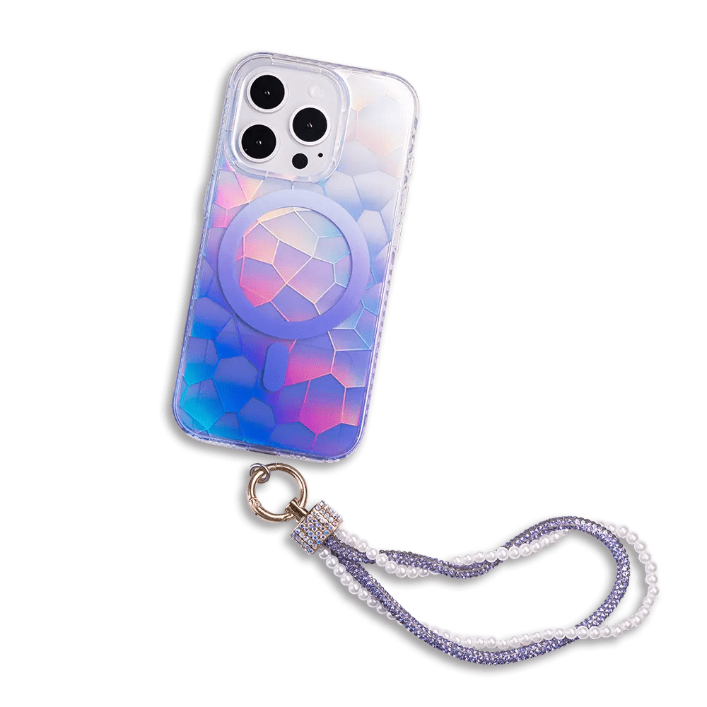 Opalescent Ripple | MagSafe Phone Case With Charms - PadaSnap