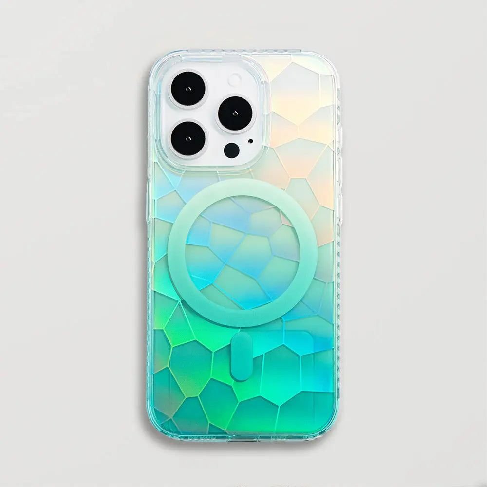 Opalescent Ripple | MagSafe Phone Case With Charms - PadaSnap