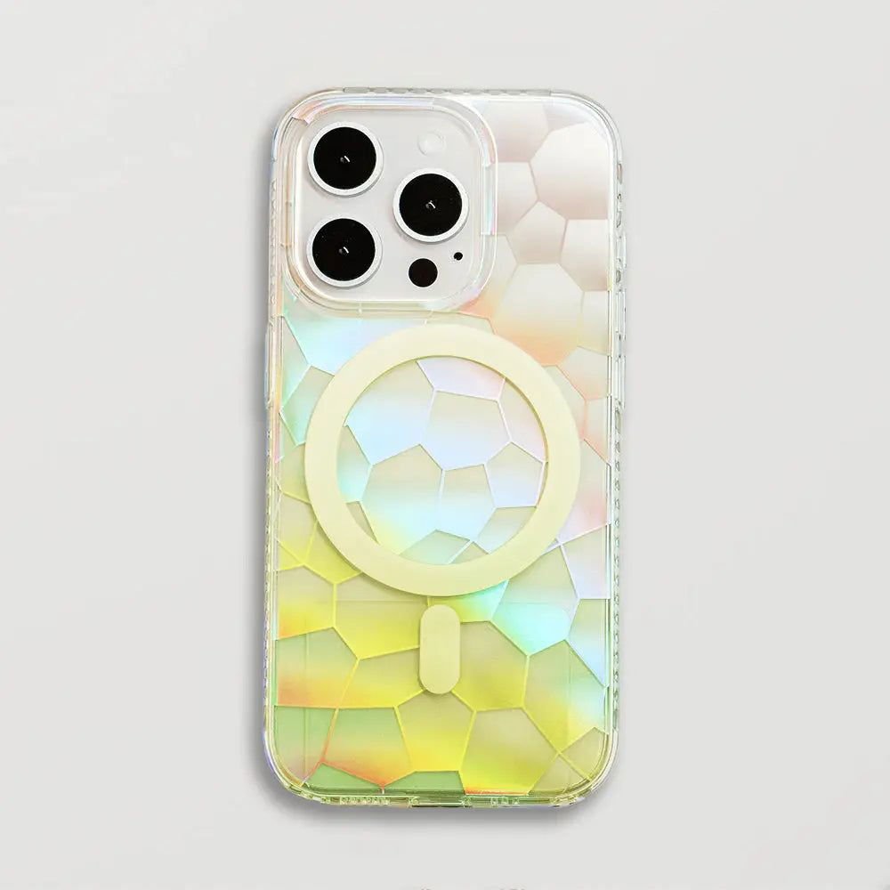 Opalescent Ripple | MagSafe Phone Case With Charms - PadaSnap