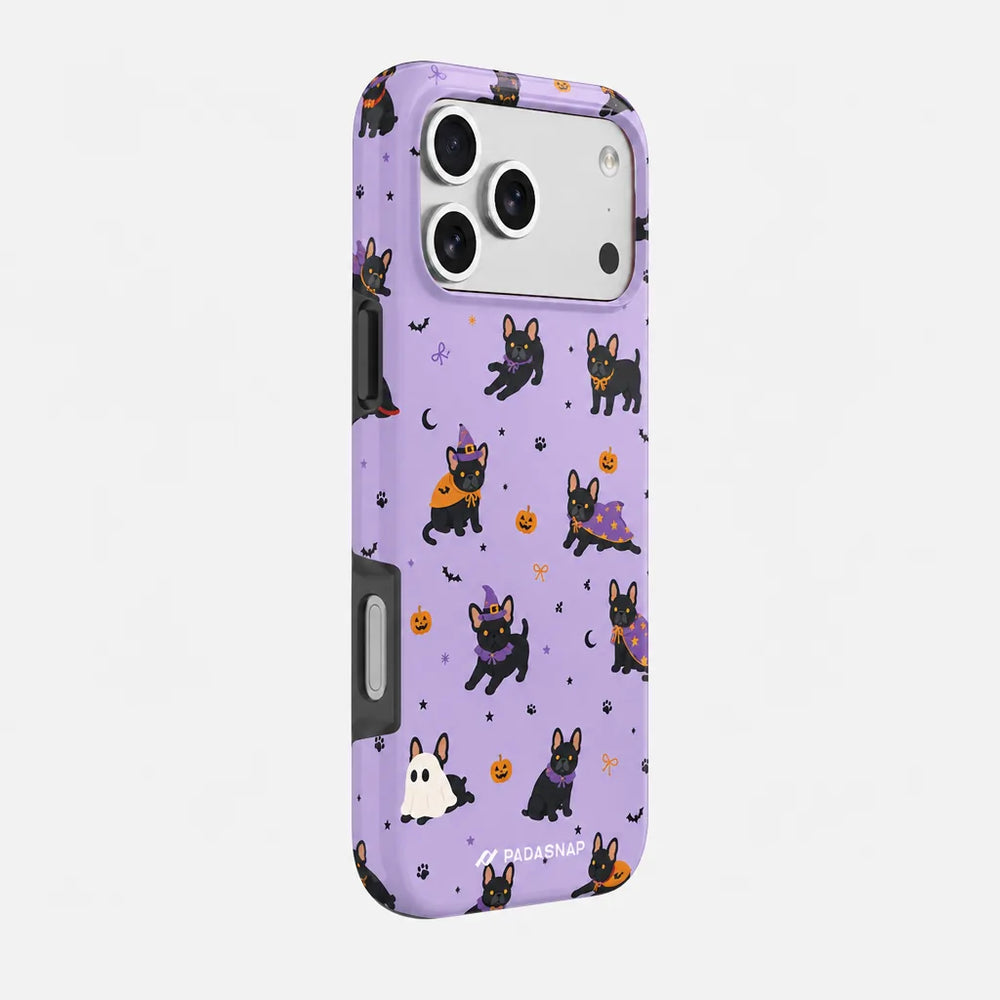 Witchy Kitty Purple MagSafe Phone Case Grip Set