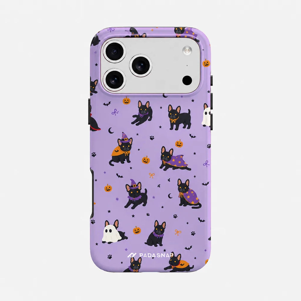 Witchy Kitty Purple MagSafe Phone Case Grip Set