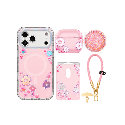 Holo-Sakura MagSafe Phone Case Bundle Set
