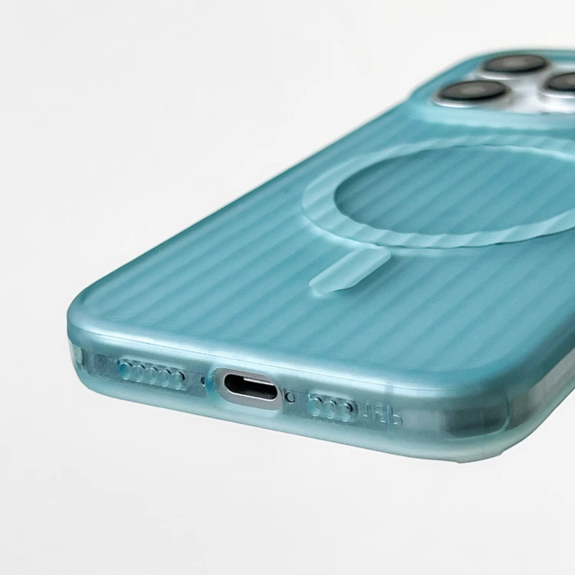 Colorful Frosted Transparent MagSafe Phone Case