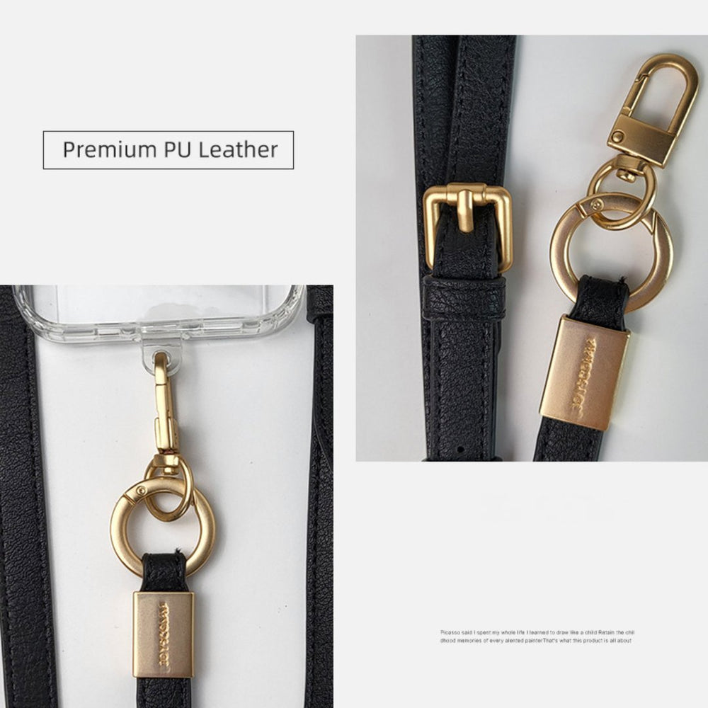 PU Leather Phone Crossbody Strap