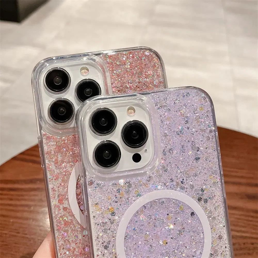 Sparkling Sequins | MagSafe Phone Case - PadaSnap